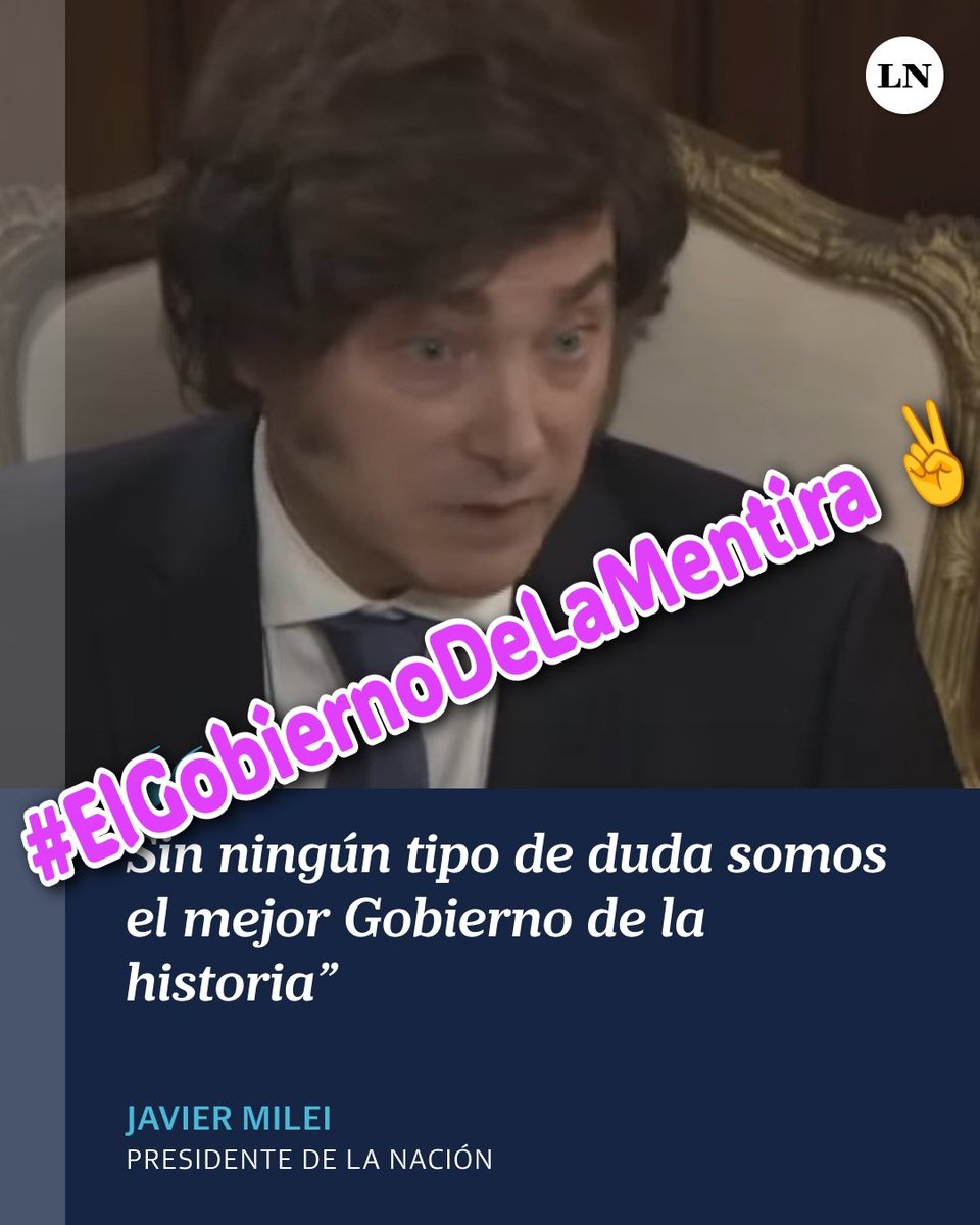 #ElGobiernoDeLaMentira ✌️

Este GOBIERNO DE MIERDA está más preocupado en pasear en el exterior que ver la realidad de nuestra ARGENTINA 🩵🤍🩵

A los JUBILADOS los CASTIGA !

SIGUEN CON LAS PAUTAS !!

Más FAMILIAS ENDEUDADAS

SON PEORES QUE LOS K !

ASCO DAN !

SON LA CASTA ✌️🦁