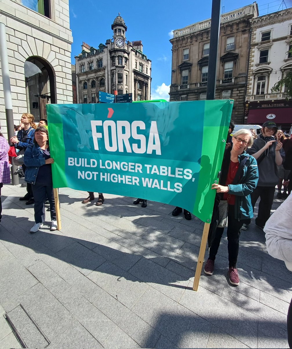 Linda O'Sullivan (@lindaosull88) on Twitter photo I was proud to stand with my union comrades at the United Against Racism demo today. We have to stand united against the hate and division growing in Ireland and around the world.
<a href="/forsa_union_ie/">FĂłrsa trade union</a> I was proud to stand with my union comrades at the United Against Racism demo today. We have to stand united against the hate and division growing in Ireland and around the world.
<a href="/forsa_union_ie/">FĂłrsa trade union</a>