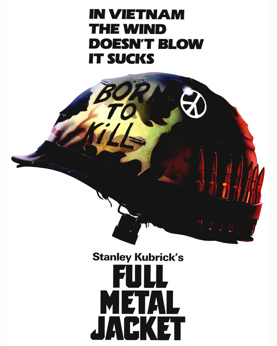 “There is no question in my mind that their innocence and courage were misused.”

- Stanley Kubrick's comment on the American soldiers’ involvement in the Vietnam War, made to film critic and journalist Gene Siskel at the time of #FullMetalJacket’s theatrical release in 1987.
