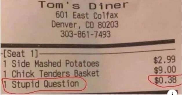 Putting a price on knowledge.