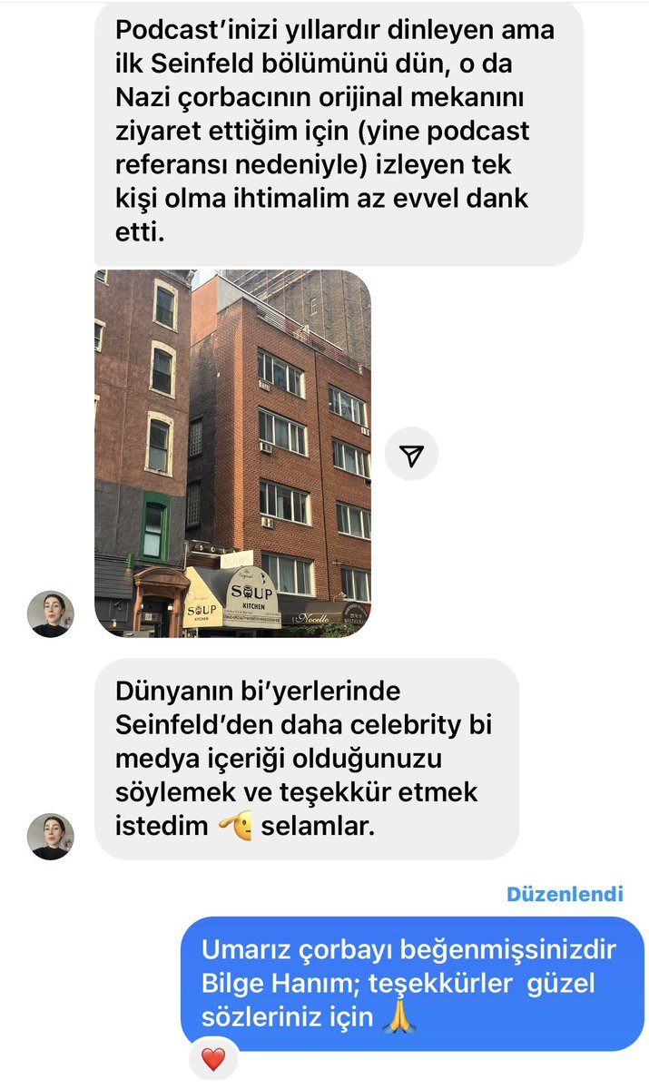 Çorbada da doğru adres Derin Seinfeld; Derin Seinfeld’i dinleyen çorbayı içer