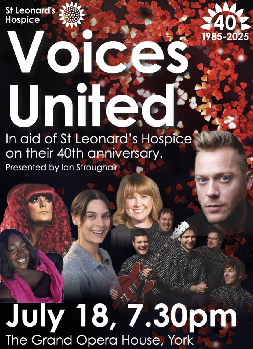 FairyPowered's tweet photo. #NEWS

Ian Stroughair Presents Voices United Rubies for our Angels

https://t.co/R2QdIPcCEd

#voicesunited #rubiesforourangels #ianstroughair #charity #stleonardshospice #velmacelli #grandoperahouse #york #fairypoweredproductions https://t.co/8qV6mDo5gi
