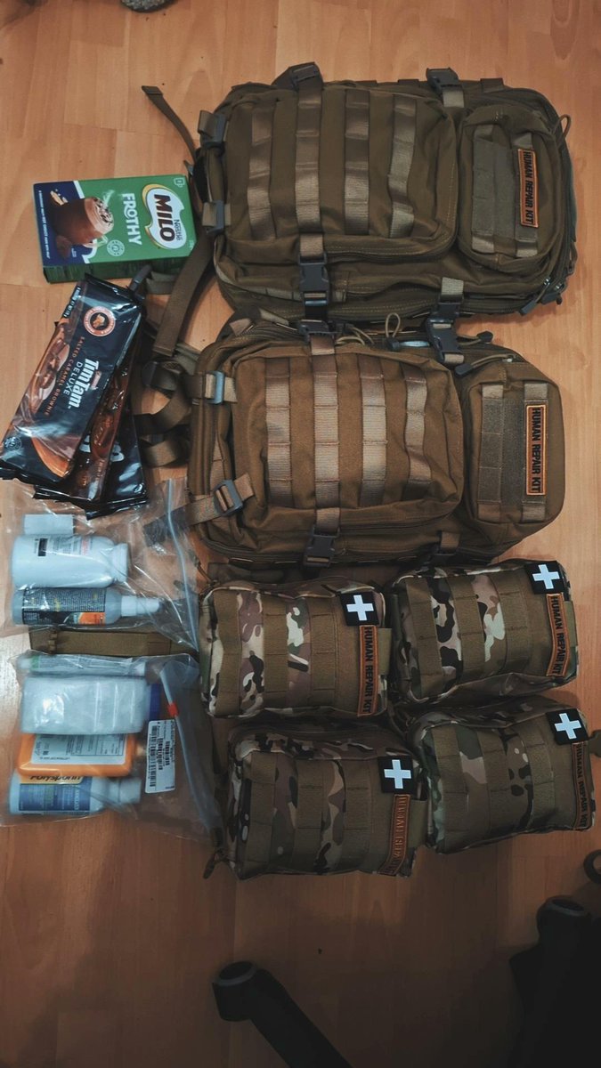 Rima Med 🇺🇸🇱🇹🇺🇦 (@rima_medua) on Twitter photo Hello my friends,
As a follow up from yesterday, thanks to you all and the various ways you contribute, 4 IFAKs and 2 CLS med bags are in their way to the unit.
Thank you so much!
What are we doing for Ukraine today, my friends?
PS: <a href="/Jessaustralia/">jessaustralia🇺🇦❤️💛🖤🇦🇺</a> one of the soldiers in the Hello my friends,
As a follow up from yesterday, thanks to you all and the various ways you contribute, 4 IFAKs and 2 CLS med bags are in their way to the unit.
Thank you so much!
What are we doing for Ukraine today, my friends?
PS: <a href="/Jessaustralia/">jessaustralia🇺🇦❤️💛🖤🇦🇺</a> one of the soldiers in the