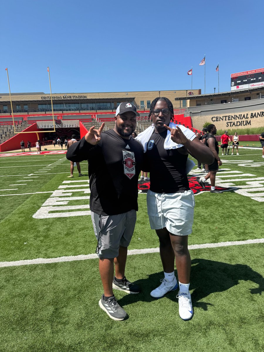 Joewashington67's tweet image. I had a great time at @AStateFB competed and got better! @CoachJWilliams_ @CoachButchJones @CoachRPittman @Buck_James212 @CHSCoachD @GagePrice55 @CoachEllis26