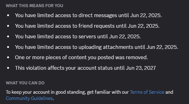shiroisback_'s tweet photo. someone reported me on discord and yeah, i'll update here it I happens to lose my discord account or the server entirely. https://t.co/fKtSUiZVOY