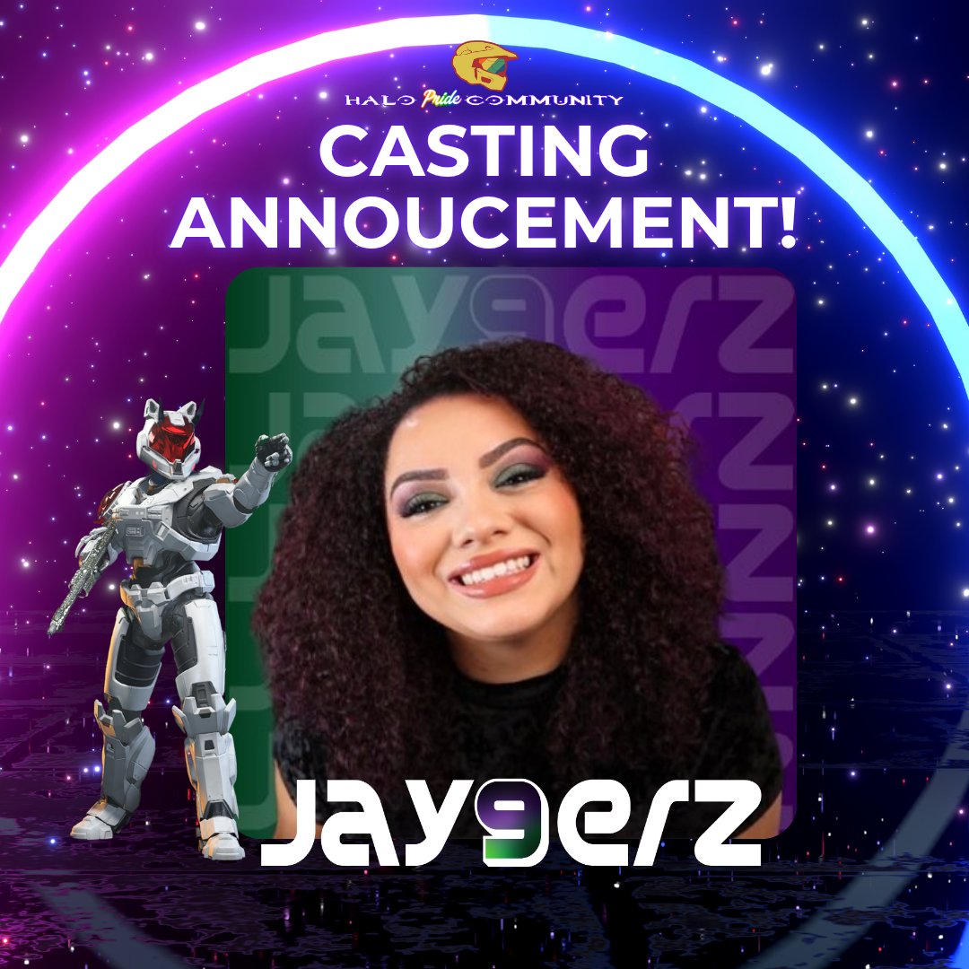 halopridec's tweet photo. Have you heard?! Meet the talented &amp; gorgeous @jay9erz!

Playstyle: Mostly OBJ with a little flex 💪
Fave Weapon: Mangler
Fun Fact: Her 1st Halo was actually H2 but she never played comp until Halo infinite!

More tourney info in Discord, including registration! Link in bio 🥰 https://t.co/1GJIhB280k