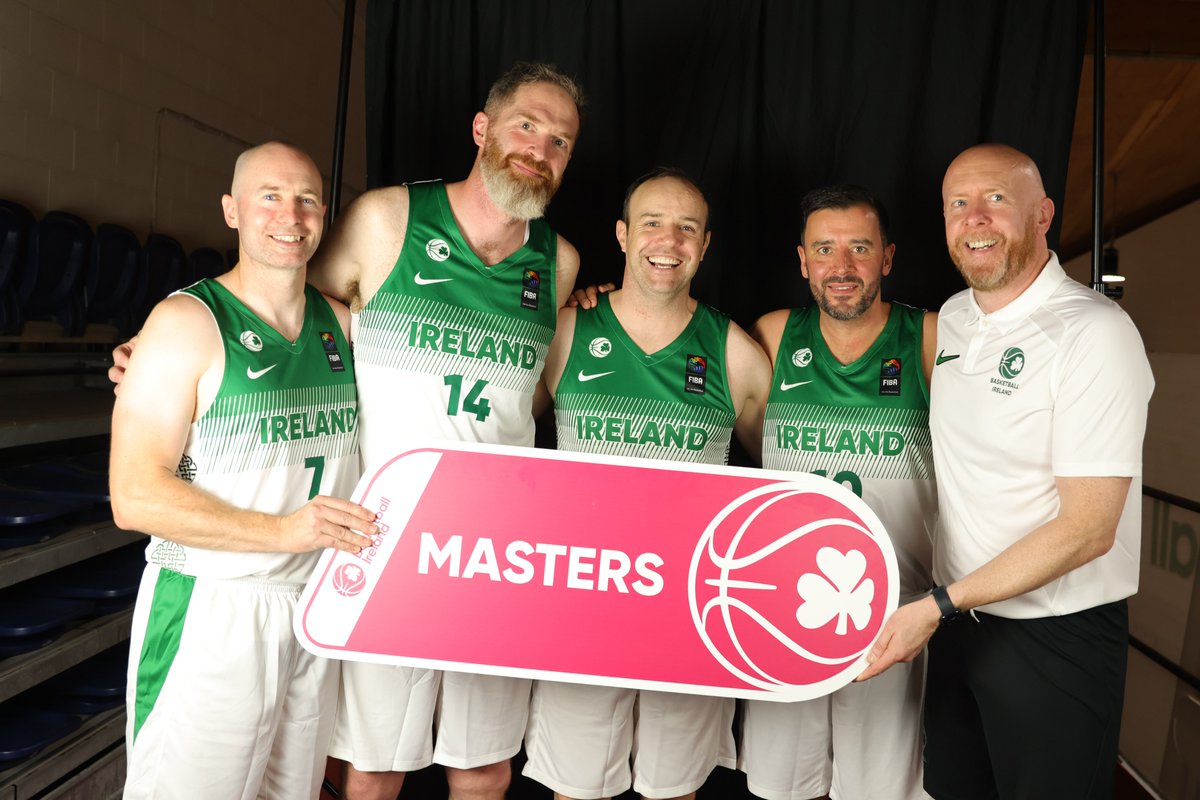 BballIrl's tweet photo. Our Masters teams were presented with their playing kit at the National Basketball Arena yesterday ahead of their trip to Ticino next week to compete in the FIMBA World Championships! ๐
๐ธ View the fully gallery of images here - https://t.co/OwkjhOJjsp
#BIMasters https://t.co/jBump9E8Ft