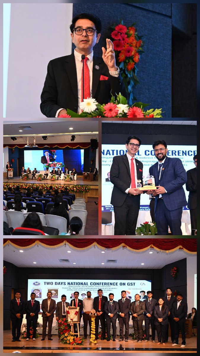 Two days GST National Conference at Chhatrapati Sambhajinagar. GST knowledge sharing continues... with passion.
