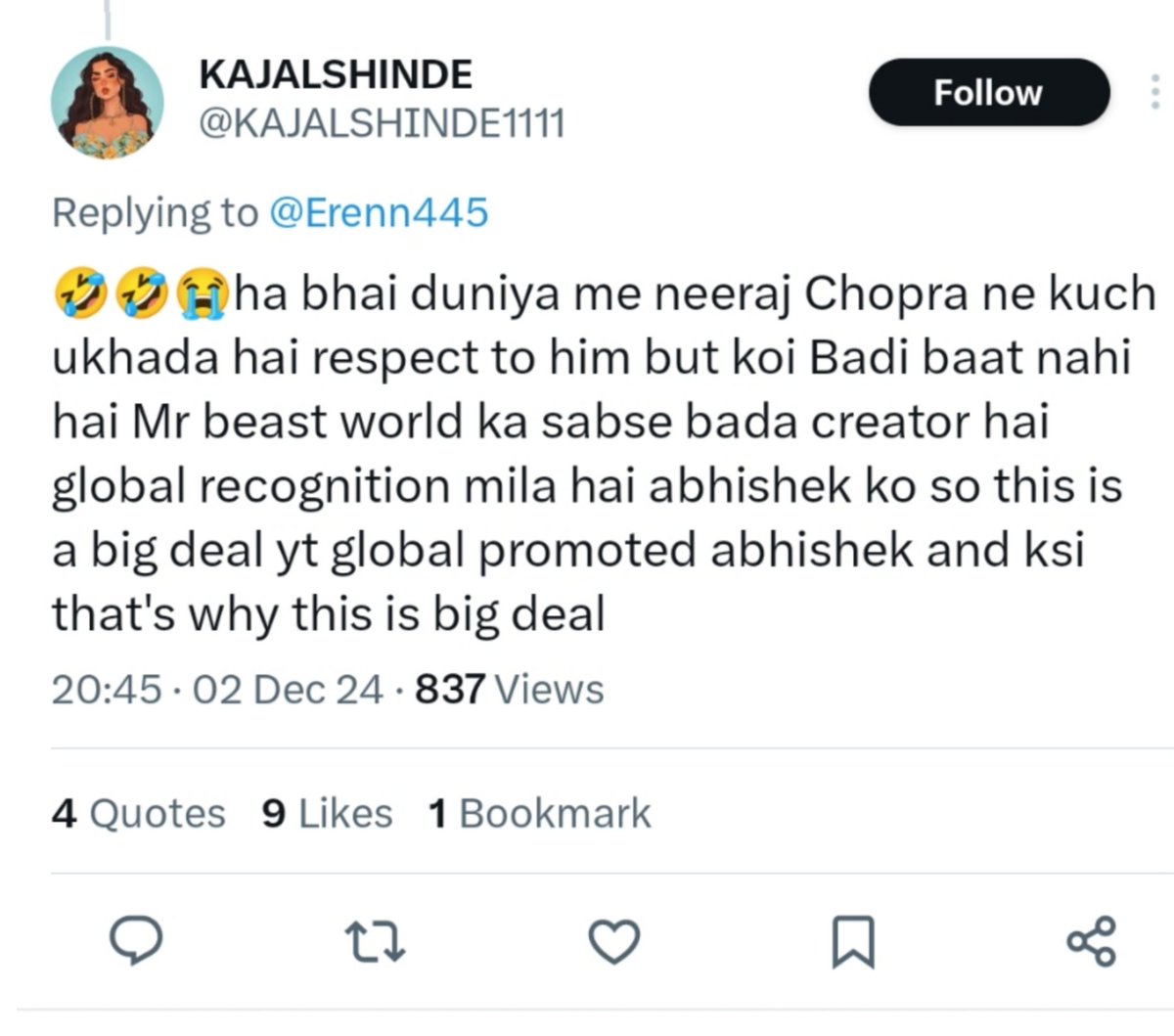 <a href="/KAJALSHINDE1111/">KAJALSHINDE</a> <a href="/yourx_3/">.</a> Mere ko toh Kajal ji ke husband ke liye abhi se dukh ho raha hai ase anpadh biwi milegi bechare ko jisko apne Indian players ko respect dena tk nahi aata hai 🙂