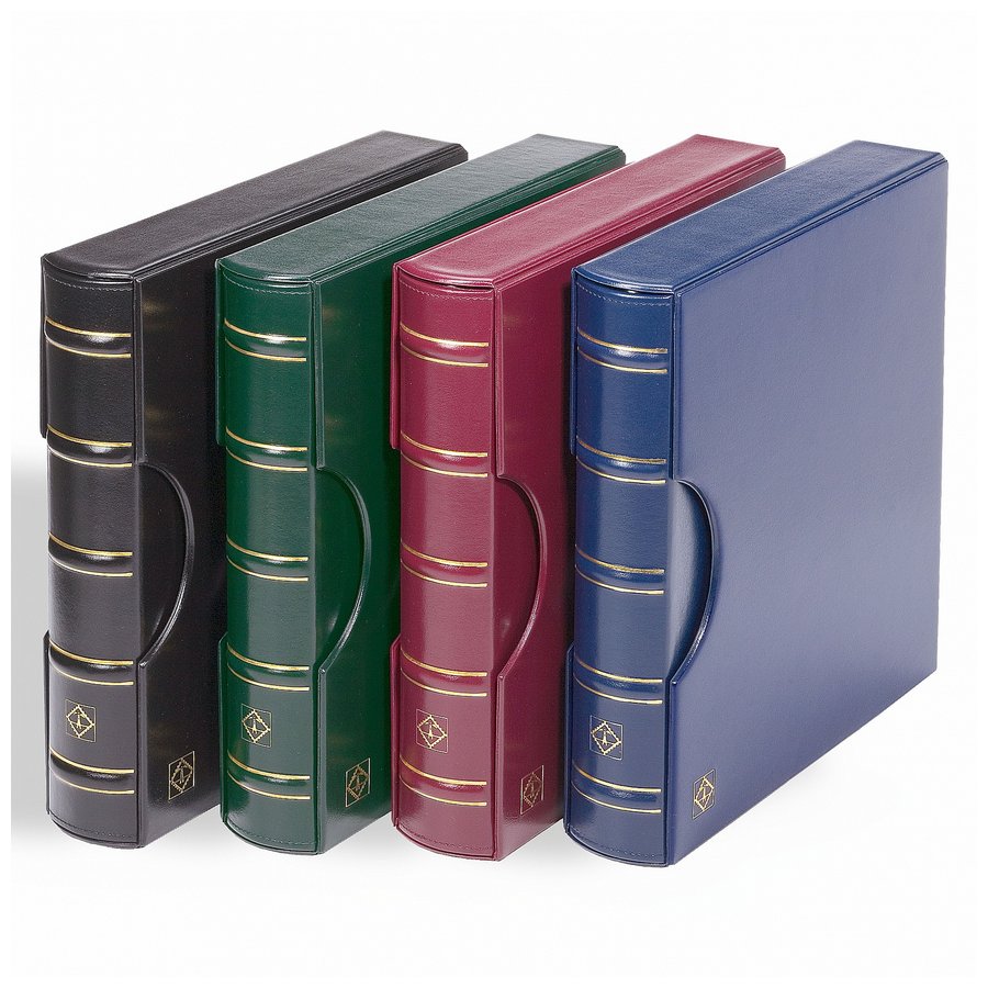 filatelicly's tweet image. #Leuchtturm Excellent DE #ringbinder in classic design with the ever popular 13-ring binder for easy handling. Simple and secure mechanism. Holds up to 100 SF pre-printed pages! bit.ly/48s8Dtz
