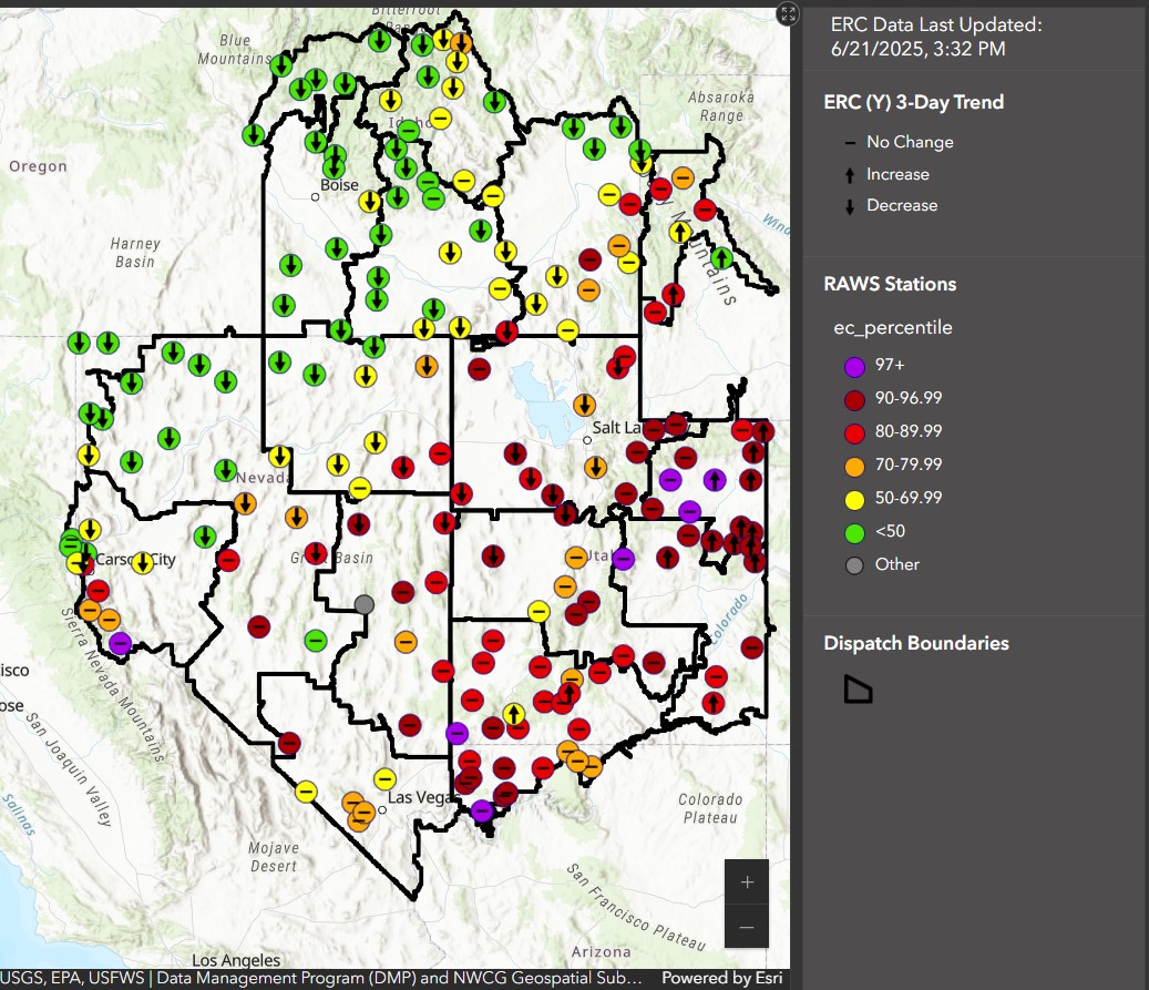 ERC percentiles for Great Basin from Saturday 06/21/2025. 
<a href="/GreatBasinCC/">GBCC News and Notes</a>

gacc.nifc.gov/gbcc/predictiv…
