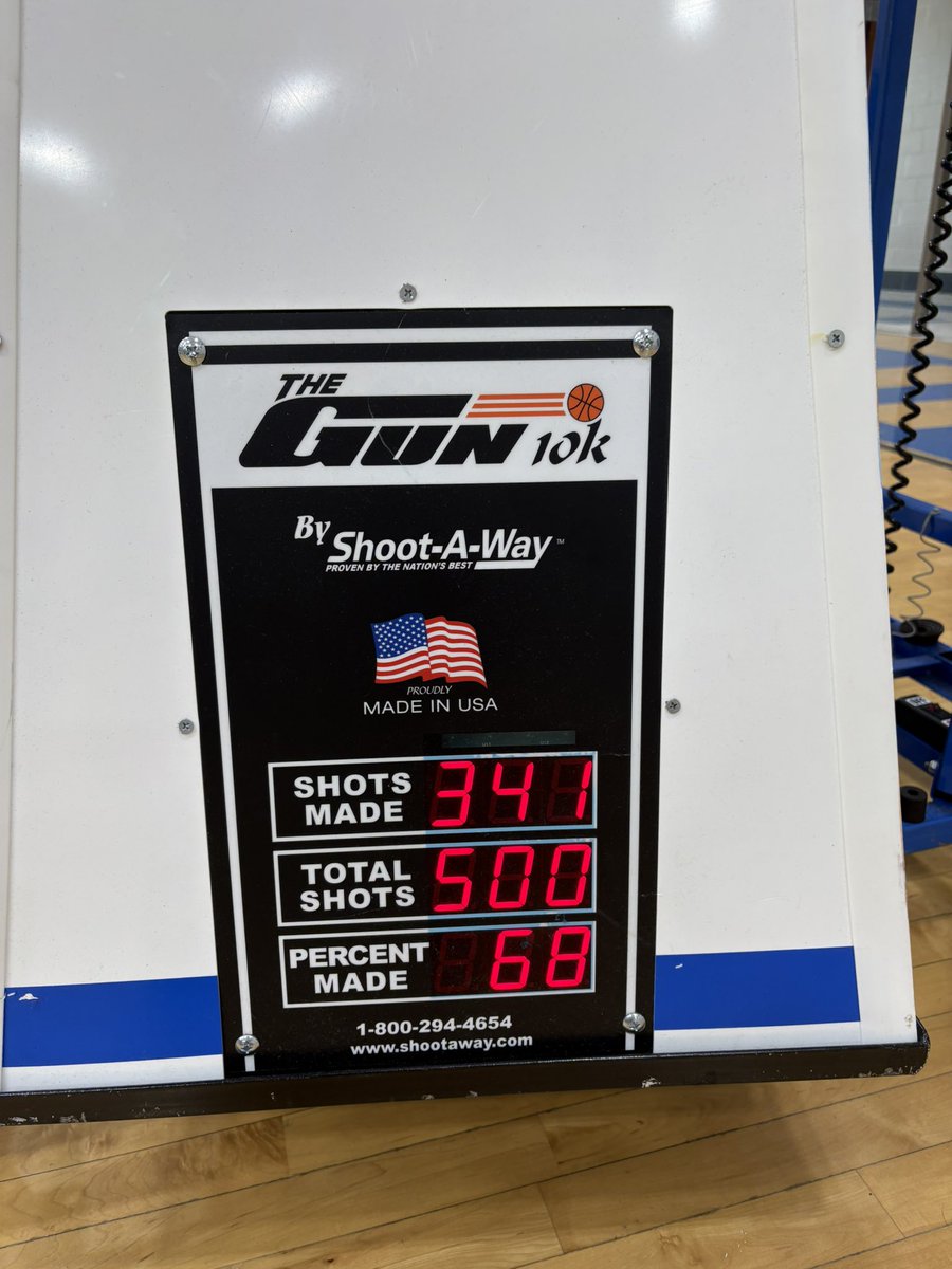 MadSK7's tweet photo. After a long day at Wittenberg yesterday, the kid wanted to get some shots up this morning. 
Garret Maddy 2027
Fairlawn High School https://t.co/MxwL85lVNm