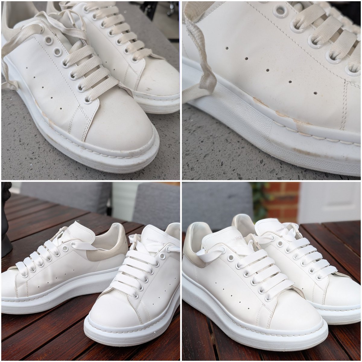 WeFixKits's tweet photo. ๐ฅWe Also Fix Trainers๐๐ฅ
Mrs WFK and I are both #sneakerfreaks and having dirty trainers is a big "NO" for us!
Want to know how we keep our pumps looking good?
A short ๐งต
#Sneakerheads #SneakerCare #CleanKicks #TrainerTalk #FreshKicks #WFKStyle https://t.co/q9uleyD0mK