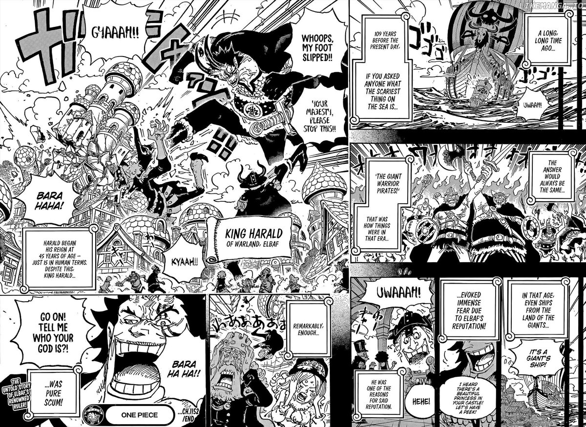 Sol_VT_'s tweet image. #ONEPIECE1152 
#onepiece 
From scum to peaceful king!? Harolds lore!!