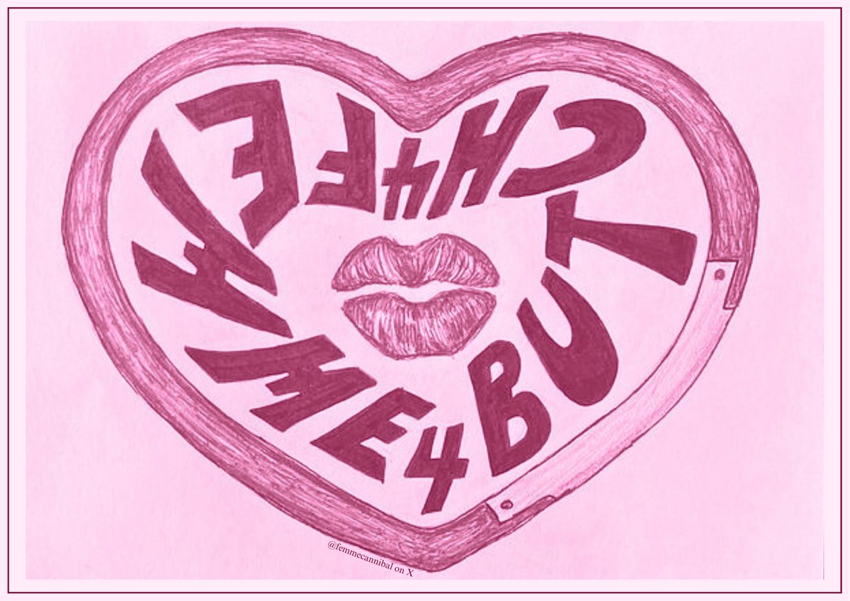 here's my artwork on the other side 🩷