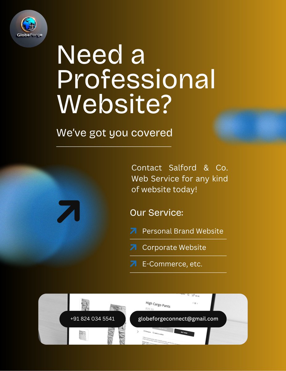 globe_forge's tweet image. &quot;Your first impression is just a click away — let GlobeForge build a website that doesn’t just look good, but works hard for your brand 24/7.&quot;
#GlobeForge #WebDesignThatWorks #DigitalFirstImpression #SmartWebSolutions