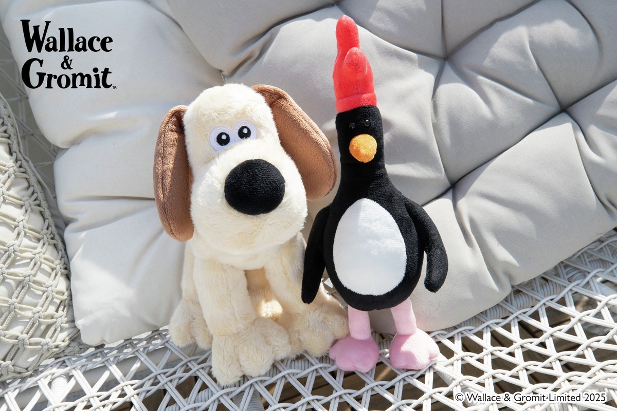 ウォレスとグルミット』の「グルミット」と「フェザー・マッグロウ」の