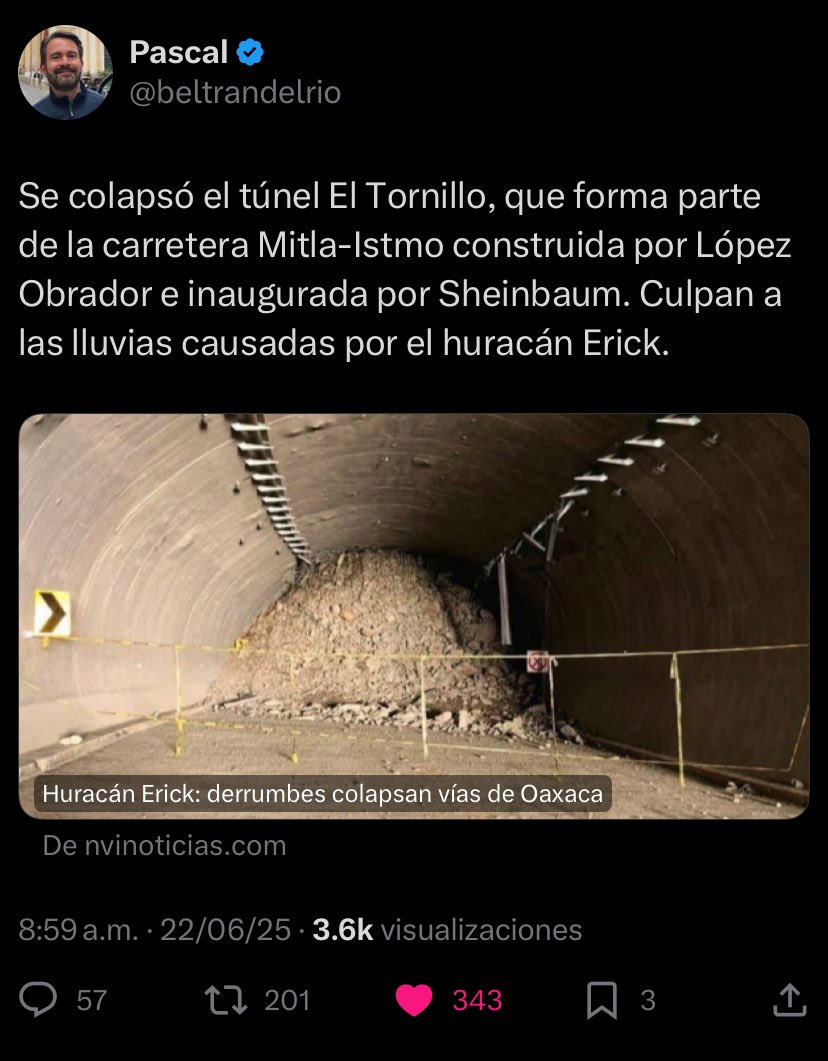 RicardoAlemanMx's tweet photo. Metáfora perfecta del daño que le han hecho a todo el país los sátrapas @lopezobrador_ y @Claudiashein ! https://t.co/kJMj7pdMQs