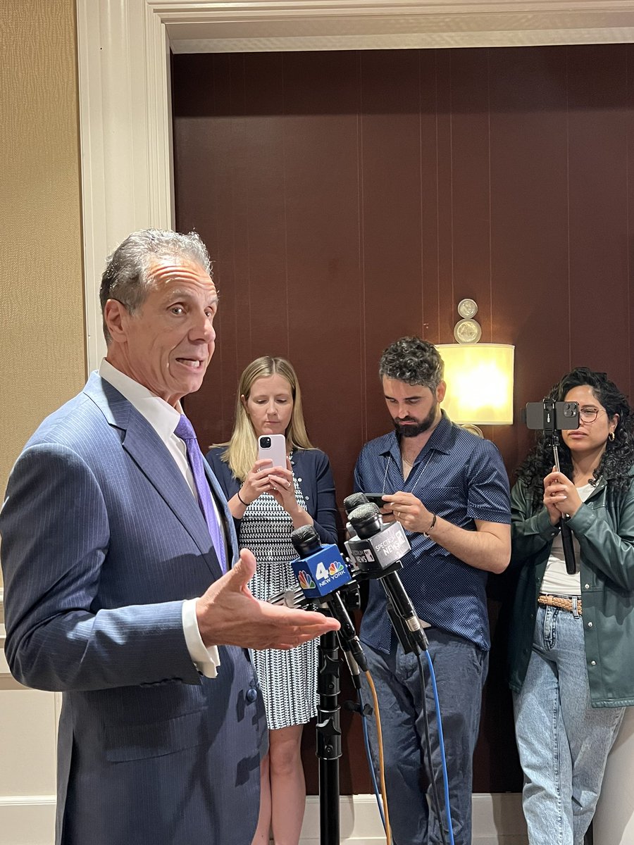 Andrew Cuomo says being mayor is essentially being the CEO of the city. He knocks Zohran Mamdani’s experience as a state legislator. 

If you want to be a messenger you should be a press person for the city, not the mayor, he says of Mamdani.