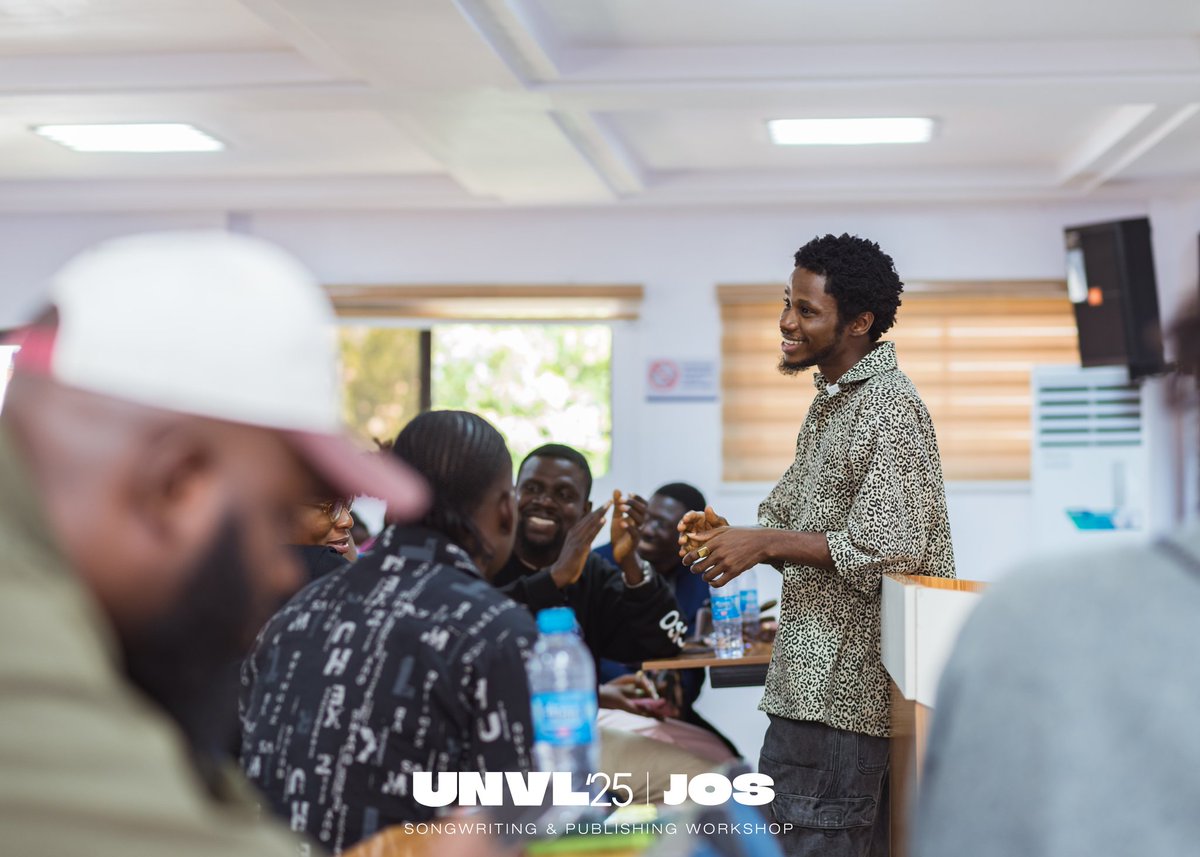 unvlafrica's tweet photo. Day 3 Highlights from UNVL’25 Publishing workshop Jos with amazing creatives: @SalxSally,@spillz6, @sheskimah,@Callmejenge, @Oyije_, @Atsema3, 

#unvl #unvl25 #unvlafrica #lambculture #lambculturecollective #jos #publishingworkshop #thewritersreward #day3 https://t.co/B3nYl473Zi