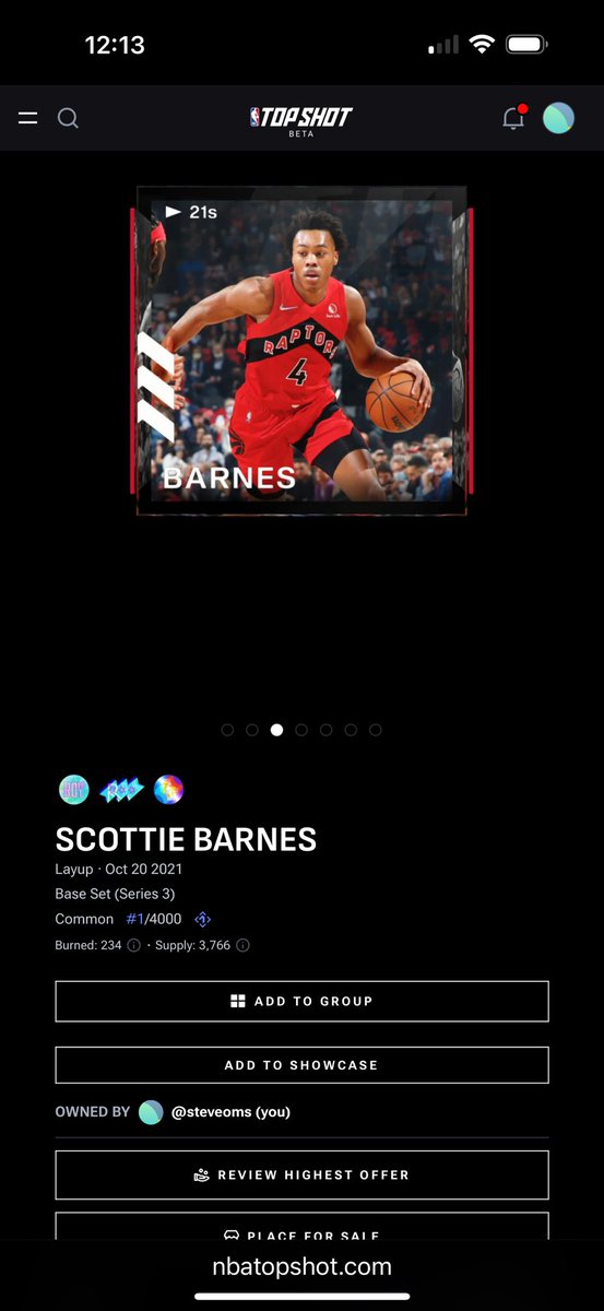 I was excited to get this Scottie Barnes TSD #1 slabbed at <a href="/FanaticsFest/">Fanatics Fest</a> thanks <a href="/CryptoSlabs/">CryptoSlabs</a> <a href="/NBATopShot/">NBA Top Shot</a> <a href="/Eisenberg43/">Jacob Eisenberg</a>