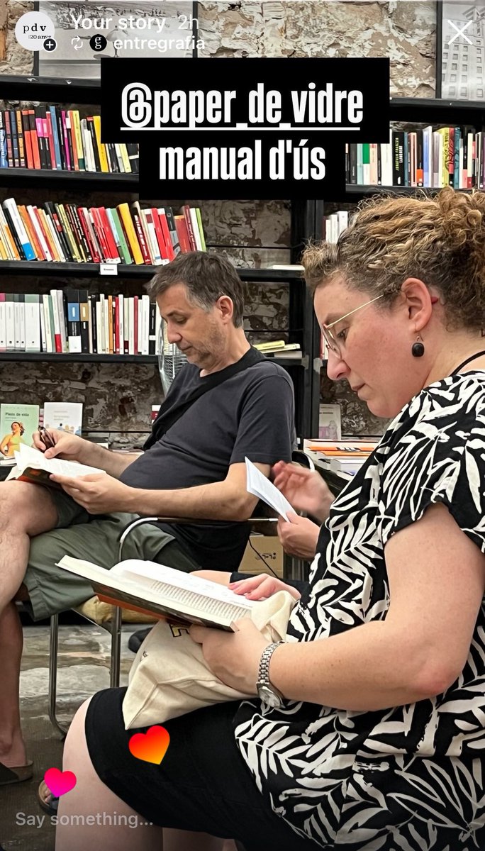 Paperdevidre's tweet photo. Quin sarau perequià a @LaCalders! La vida manual d’ús de Georges Perec en lectura seguida els dies 22 i 23. 

Hi hem contribuït llegint els capítols 29 i 30. 🎉

Gràcies @knbaraldi i Enric Parellada @entregrafia per la idea, l’organització i l’entusiasme! https://t.co/WgPMWbmzCK