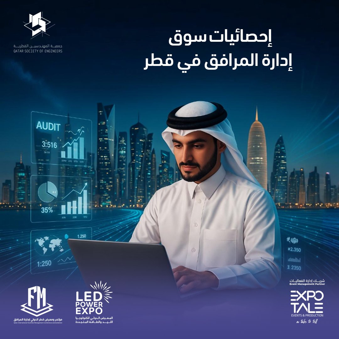 FmceQa's tweet photo. 🧵 1/5

📊 هل تعلم أن سوق إدارة المرافق في قطر يشهد نموًا غير مسبوق؟
تقدّر قيمته بـ 6.65 مليار دولار في عام 2024… والمفاجأة في التغريدة القادمة 👇
#قطر #إدارة_المرافق #Qatar #FMQatar https://t.co/p43byz2FqN