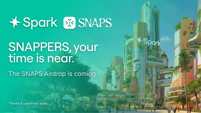 🔥【最后24小时！】#SparkSnaps空投狂欢倒计时

💡 重要提醒：
⏰ 截止：6月24日23:59 UTC
💰 价值百万美元的 #SNAPS 奖励将于6月26日自动到账
🎯 为什么你不能错过：
1️⃣ 新手友好！零门槛参与Web3初体验
2️⃣ <a href="/sparkdotfi/">Spark</a> × <a href="/cookiedotfun/">Cookie DAO 🍪</a> 双雄背书
3️⃣ 边玩边学，还有真金白银奖励
🚨 市场快讯：
•
