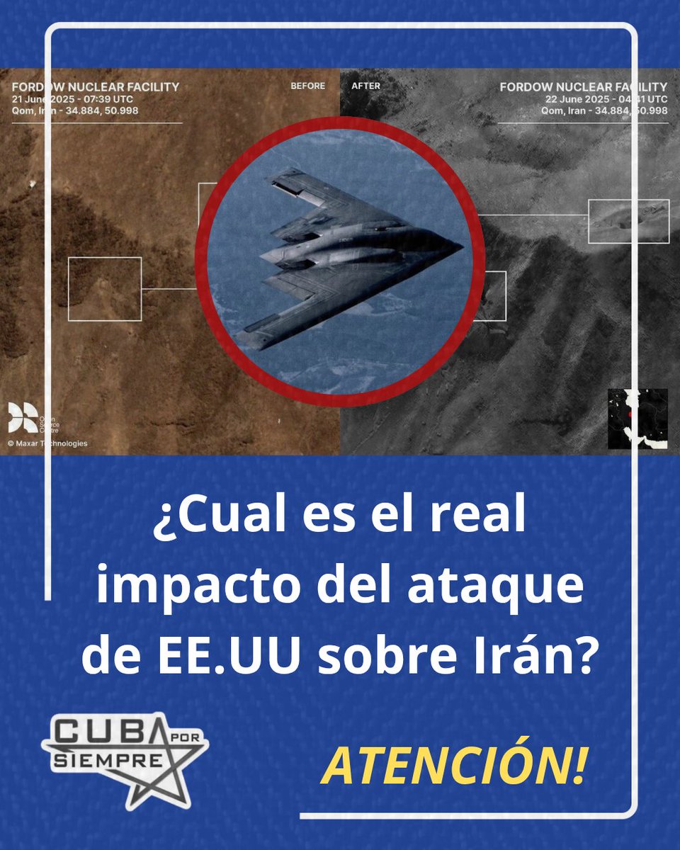 🇺🇸🇮🇷 ¿Cual es el impacto real del ataque de EE.UU a las instalaciones nucleares de Irán? ...hilo🧵