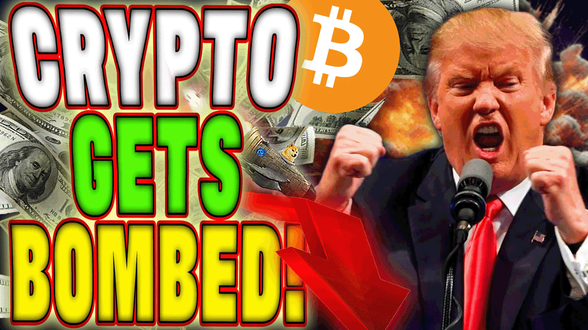 onlygoodchannel's tweet photo. Trump Drops Bomb On Crypto! Is The Bull Market Over? https://t.co/2IzG9skOr9