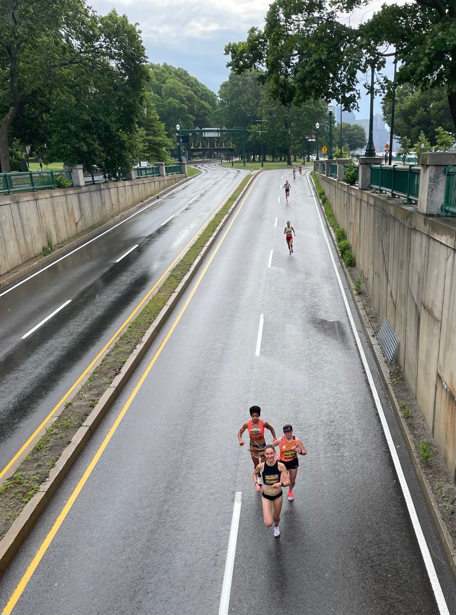 At the B.A.A. 10K this morning in Boston, Shuaib Aljabaly finished 11th, JP Flavin was 15th, and Amy Davis-Green finished 15th on the women’s side.