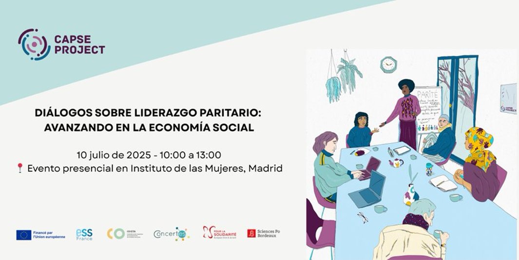 🔊Inscríbete a la jornada por la #paridad en la #EconomíaSocial organizada por varias entidades entre las que se encuentra nuestro socio <a href="/Coopsdetrabajo/">COCETA</a>

📅10 julio⏰10-13h
🚩C. de Pechuán 1 #Madrid

💬Participa <a href="/JeroBonafe/">Jeronima Bonafé</a>, VP de CEPES

✍️f.mtr.cool/jgqpkqecnx

#SociosCEPES