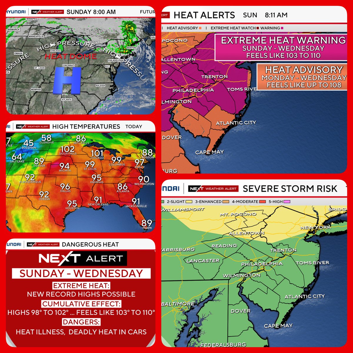 Tammie Souza Weather (@tammiesouza) on Twitter photo From gusty #storms ⛈️ to major #Heatwave 🥵 got it all today! Love how the only cool spot nationwide is the northwest with 40’s, 50’s, 60’s 🥶 Stay safe 👍 #Philadelphia <a href="/CBSPhiladelphia/">CBS Philadelphia</a> From gusty #storms ⛈️ to major #Heatwave 🥵 got it all today! Love how the only cool spot nationwide is the northwest with 40’s, 50’s, 60’s 🥶 Stay safe 👍 #Philadelphia <a href="/CBSPhiladelphia/">CBS Philadelphia</a>