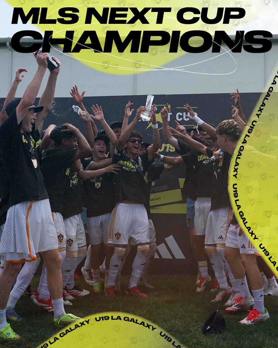 Guardians of the Galaxy Vol. III 🏆🏆🏆

U19 LA Galaxy add another piece of silverware in a 3-1 #MLSNEXTCup victory.