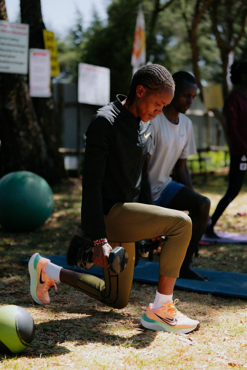 FOCUS - with just 4 days left to her world breaking feat; Faith Kipyegon is all about focus. This Thursday Faith will attempt to shed 7 seconds off the women's WR for a mile run. Make a date with her live on youtube.  For now;  let her know you are proud of her using #Kenya4Faith