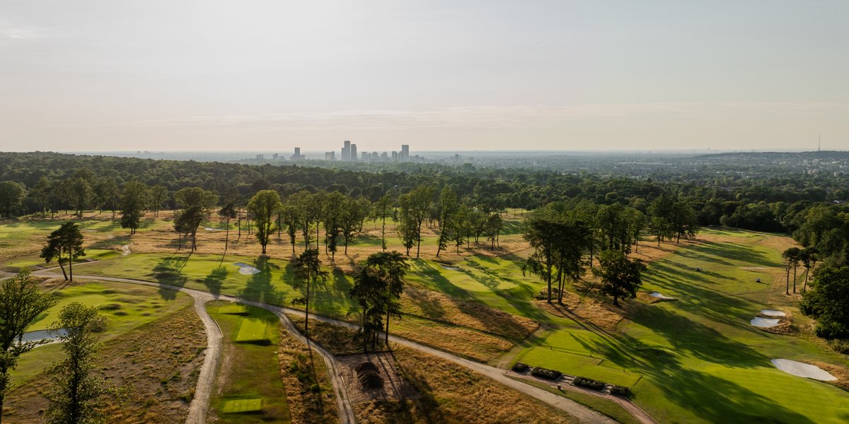 TheAddingtonGC's tweet image. The view from above our clubhouse now reveals glimpses of more than nine holes — triple what it was before the project began.