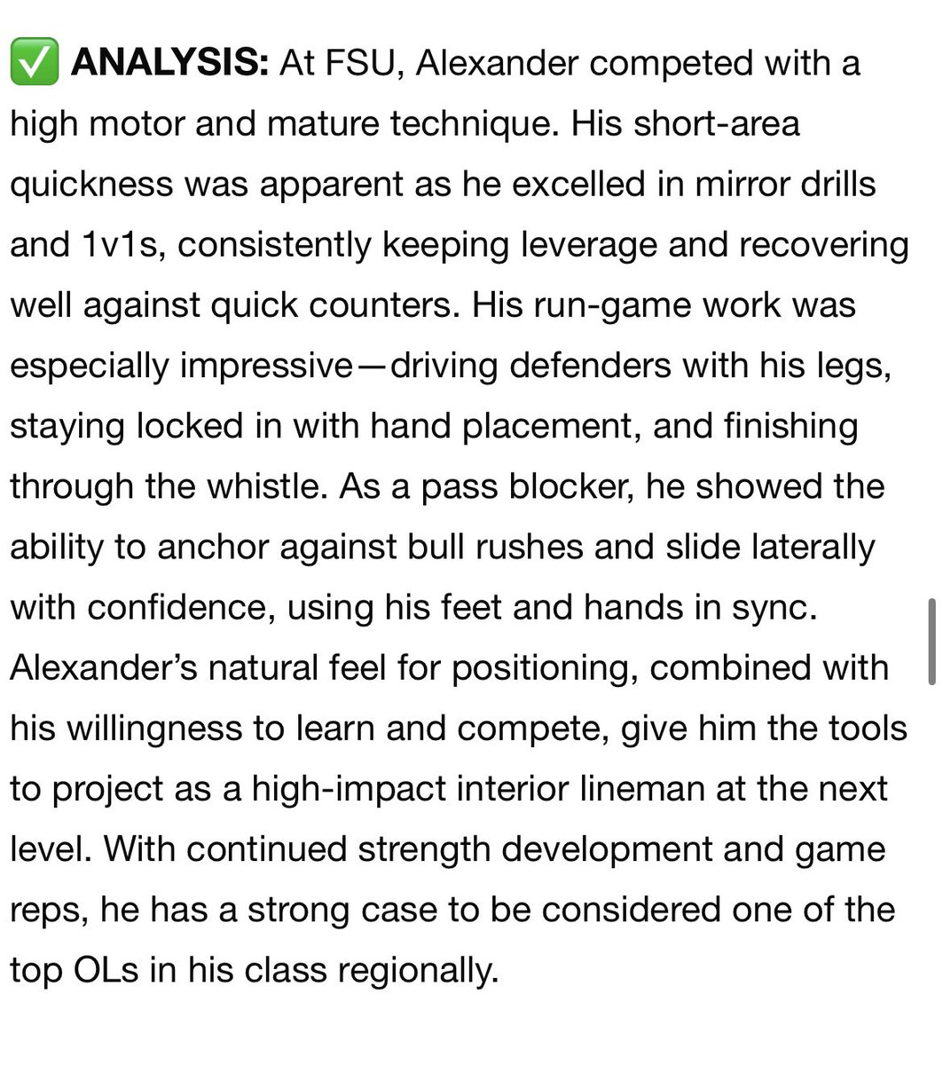 Mckinley Alexander IV (@bigmac79__) on Twitter photo Another scout report with <a href="/sixstarfootball/">Six Star Football | PLUS+</a> . Making every move count. 💪🏽 Believe In God! Make A Change! B.I.G M.A.C! Another scout report with <a href="/sixstarfootball/">Six Star Football | PLUS+</a> . Making every move count. 💪🏽 Believe In God! Make A Change! B.I.G M.A.C!