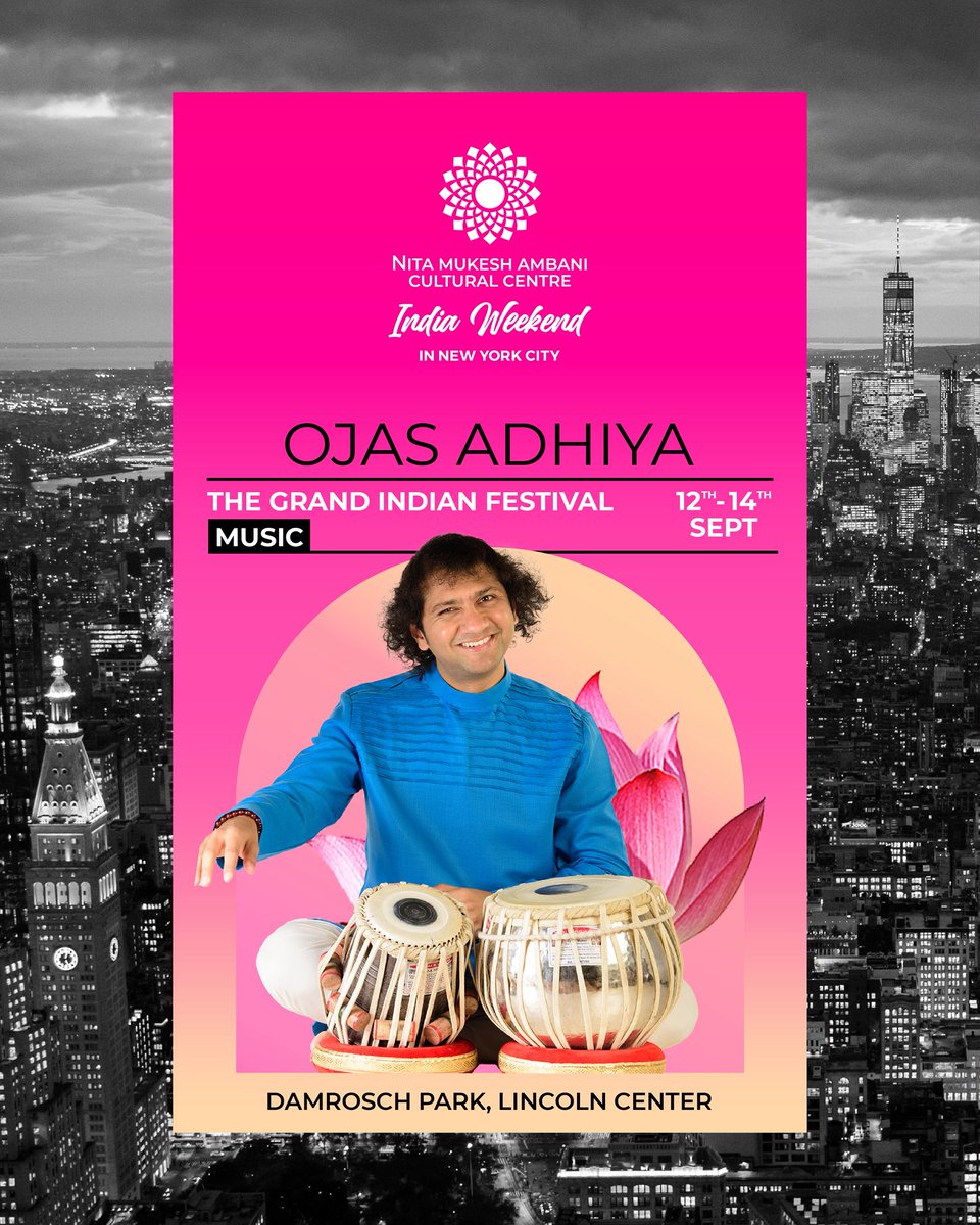 Nita Mukesh Ambani Cultural Centre (@nmacc_india) on Twitter photo Grammy award winner Shankar Mahadevan and celebrated Indian singing sensation Shreya Ghoshal are all set to bring their musical mastery to #NMACCIndiaWeekend at <a href="/LincolnCenter/">Lincoln Center 🪩</a> this September. Grammy award winner Shankar Mahadevan and celebrated Indian singing sensation Shreya Ghoshal are all set to bring their musical mastery to #NMACCIndiaWeekend at <a href="/LincolnCenter/">Lincoln Center 🪩</a> this September.