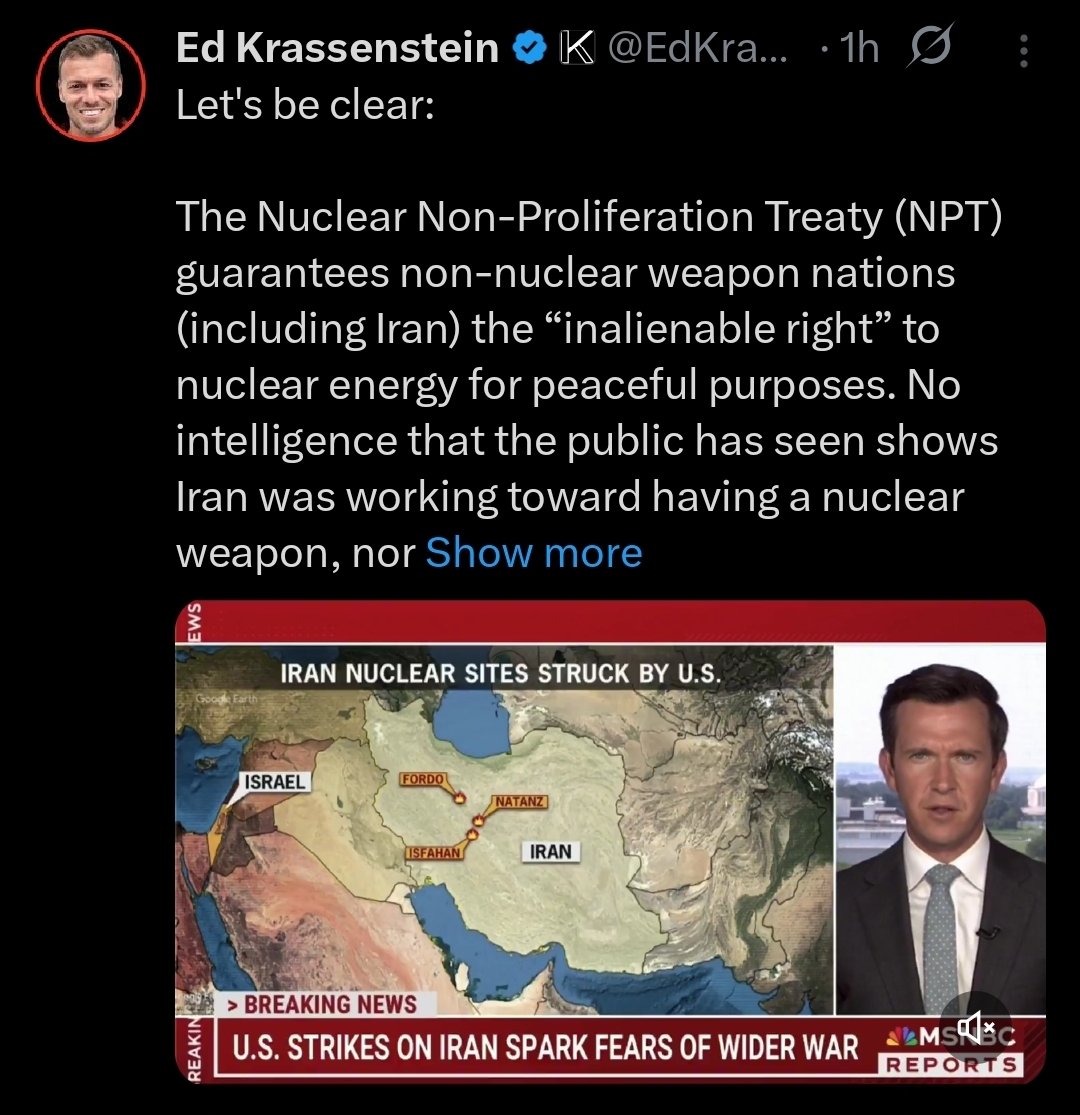 america_mad's tweet image. Me: Hey Trump, I'll bet you can't make the Krassensteins shill for Israel's biggest enemy.
Trump: Hold my beer