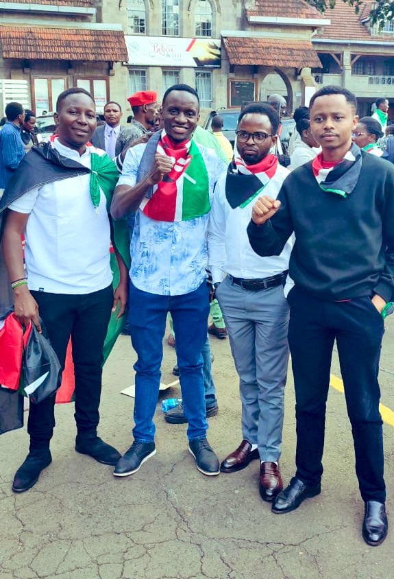 thiskenbabu's tweet image. Generational Conspiracy 

Together with @BernardKavuli,Billy Mwangi and Collins Odhiambo we agreed that Wednesday will not be televised,because revolution are never captured on cameras.