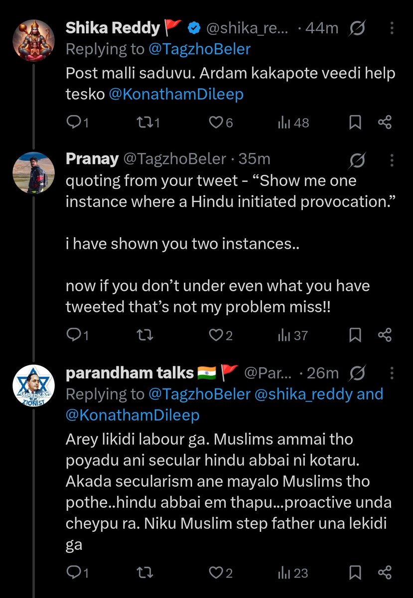 He <a href="/TagzhoBeler/">Pranay</a> didn't abuse or didn't go over board 

But then this BJP moron started abusing and even involving family members

Em paniki malina kukkalanu penchtunav ayya <a href="/kishanreddybjp/">G Kishan Reddy</a> <a href="/narendramodi/">Narendra Modi</a> 

<a href="/BJP4Telangana/">BJP Telangana</a> 💦💦
