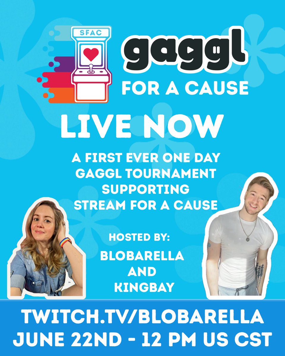 We're going to be live on my channel TODAY participating to raise funds for <a href="/StreamforaCause/">Stream for a Cause</a> at 12pm central time! Main show is on <a href="/blobarella/">Blobarella</a> 's twitch! 

Come support and try to help us raise money for a great cause!!