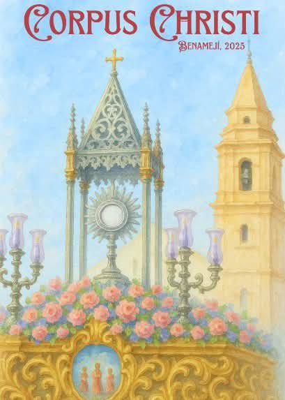 ✝️ 𝘾𝙤𝙧𝙥𝙪𝙨 𝘾𝙝𝙧𝙞𝙨𝙩𝙞 ✝️

Hoy estaremos acompañando al Corpus Christi de Benamejí por las calles de nuestra Villa.

Cofradía Santísimo Sacramento Benamejí 

📍 Plaza de la Constitución 

🕗 20:00h
 
#AMSC✝

#SuenaSantaCruz🎶🎶

#XVIIIAñoSoñando🎺🎼