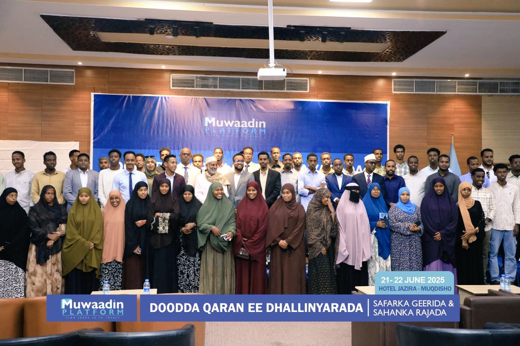 muwaadinso's tweet image. The National Youth Debate Conference has officially concluded in Mogadishu. This two-day event focused on important issues concerning the safety and development of Somali youth. The conference centred on three main topics: Finding solutions to the challenges of migration,…