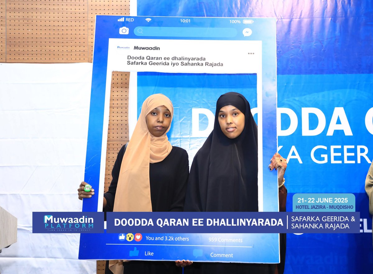 muwaadinso's tweet image. The National Youth Debate Conference has officially concluded in Mogadishu. This two-day event focused on important issues concerning the safety and development of Somali youth. The conference centred on three main topics: Finding solutions to the challenges of migration,…
