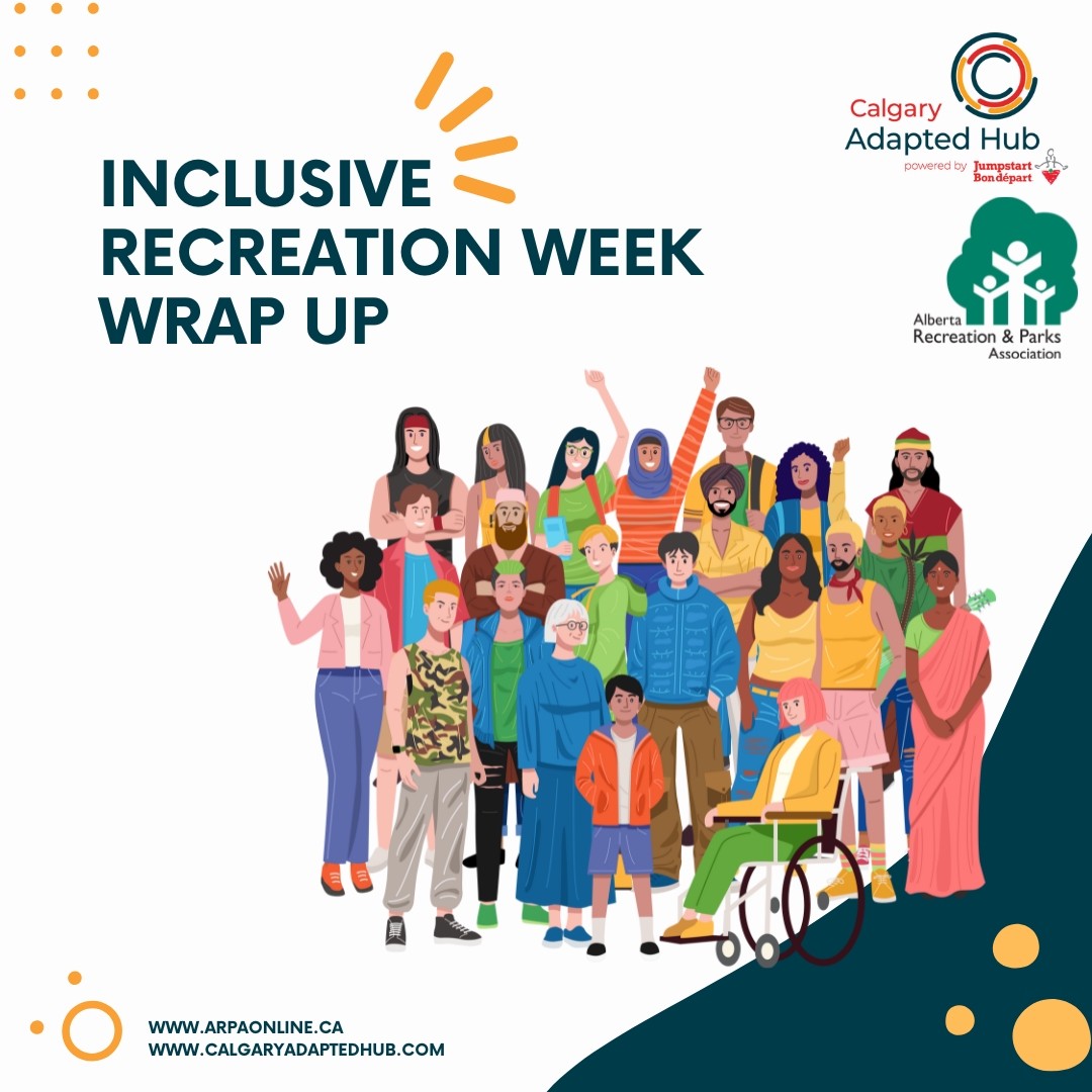 🎉 DAY 7 | INCLUSIVE RECREATION WEEK WRAP-UP 🎉

From celebrating inclusive spaces to sharing local stories and ways to get involved, this week reminded us just how powerful recreation can be when everyone feels a sense of belonging.