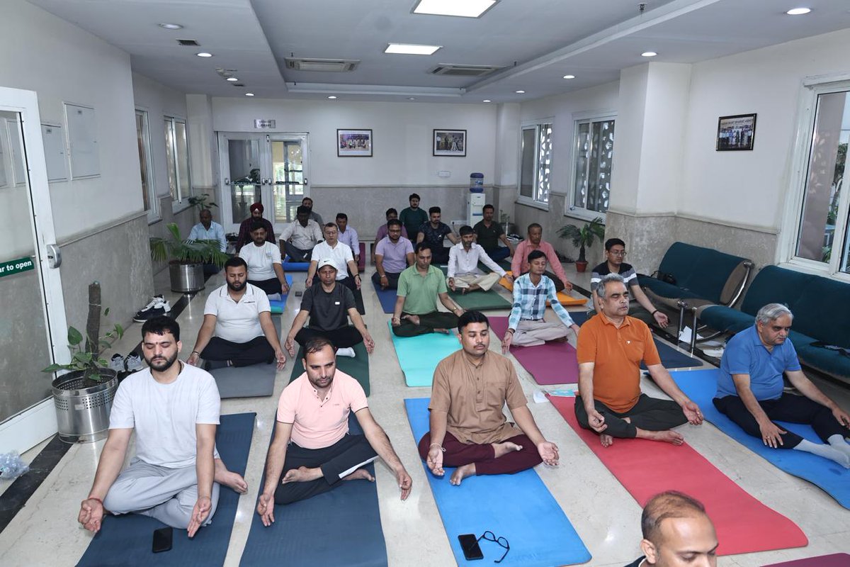 🧘‍♂️🌍 Celebrating International Yoga Day 2025 🌍🧘‍♀️

On the occasion of International Yoga Day, we are delighted to share that the Officers, Officials, and staff of National Trust, along with our colleagues from the National Institute of Social Defence, Department of Empowerment of