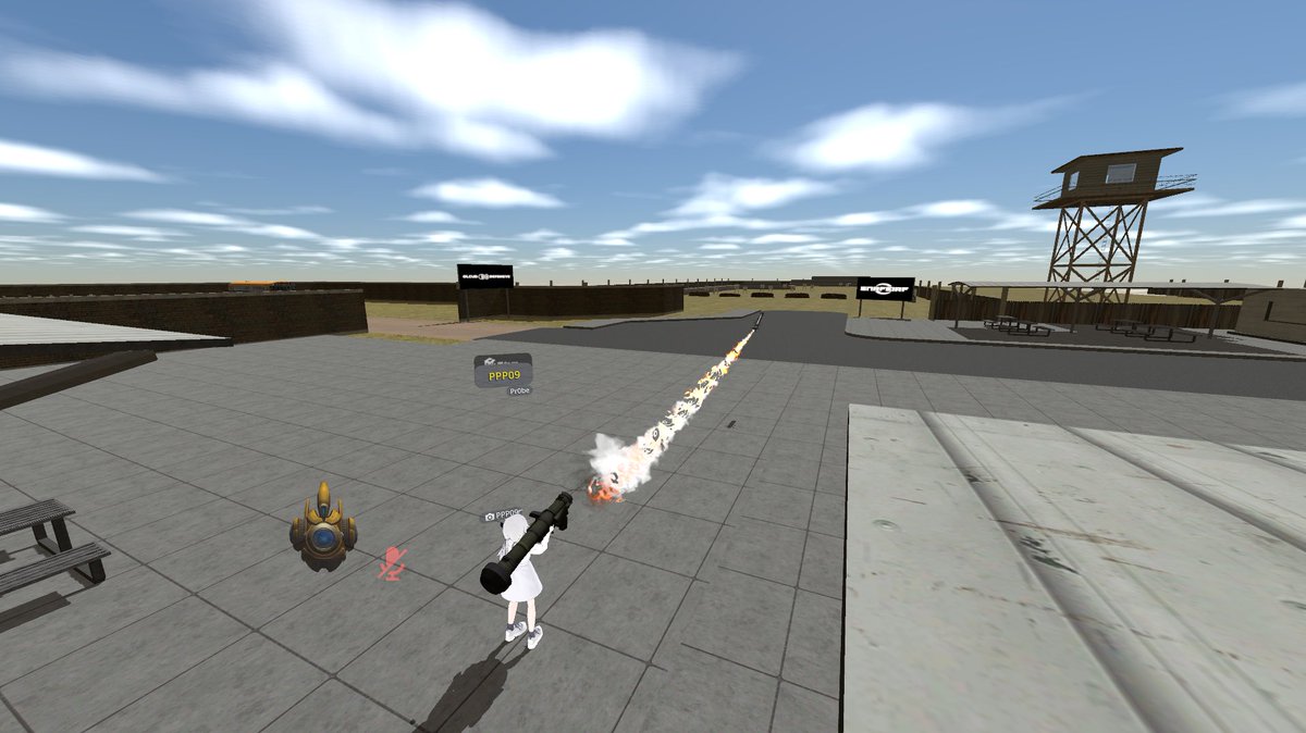 Pr0be_9's tweet photo. #VRChat FGM-148 is quite big to me... https://t.co/nKEagP42zx
