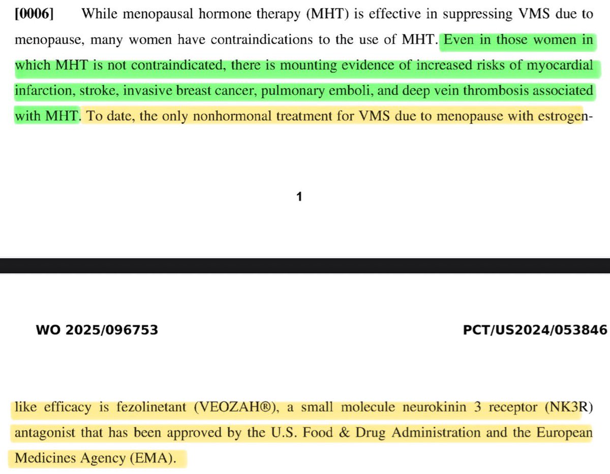 JackPrescottX's tweet image. A couple notes from AbCellera’s ABCL635 patent that discuss the opportunity they see compared to small molecules and hormone replacement therapy: 

Of course, clinical trials will serve to validate AbCellera’s assumptions regarding the competitive edge 635 would provide. 

$ABCL