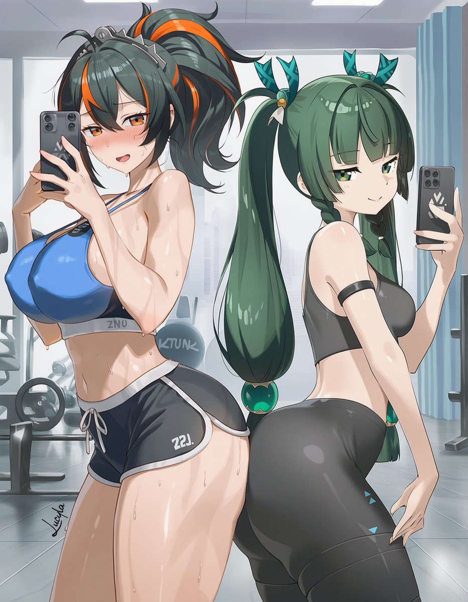 Zhu yuan and qingyi
#ゼンゼロ  #zzzero